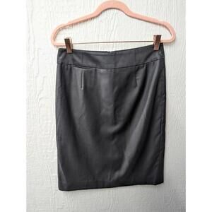 J Crew 100% Wool Black Pencil Skirt Women's Size 2 Classic Career Capsule